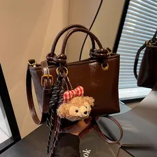 Hong Kong IT HKins Popular Bolsa de Couro Genuíno Mulheres 2026 Novo Estilo Portátil Bolsa Feminina Bolsa de Transporte