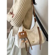 Hong Kong IT HKins nicho Design Crossbody ombro bolsa feminina 2026 novo estilo Commuter saco feminino Retro axilas saco