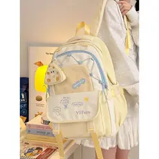 Hong Kong IT HKins Mochila escolar de alto valor para estudantes do ensino fundamental feminino Novo estilo Mochila para