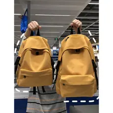 Hong Kong IT HKins Mini pequena mochila de alto valor leve mochila masculina cor sólida júnior estudante do ensino médio
