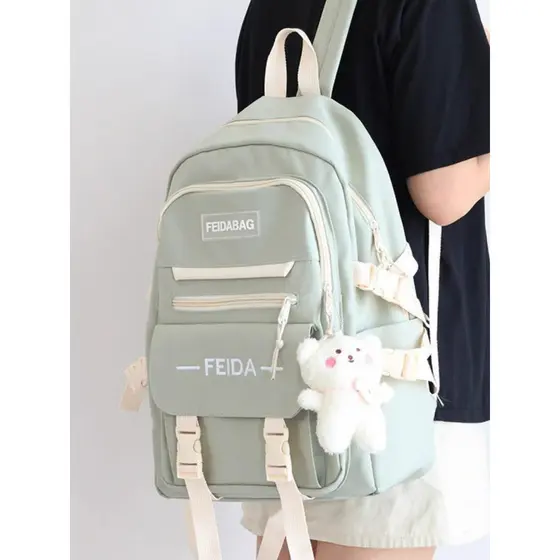 Hong Kong IT HKins Mochila Escolar Meninas Mochila 2026 Novo Estilo Versão Coreana Alunos do Ensino Médio Alunos da Esco