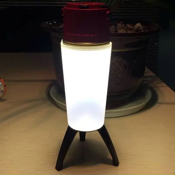 Sanix CC série abajur de acampamento suporte de copo de luz suave farol ao ar livre portátil Anti-colisão saco de armaze