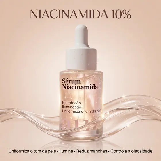 Sérum Facial Niacinamida 30 ml com Vitamina C, Hidrata e Uniformiza | Auvée