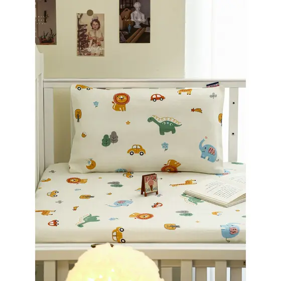 Fronha infantil de fio duplo classe a, pacote de um par 40x60, gaze de verão, fronha de bebê, peça única