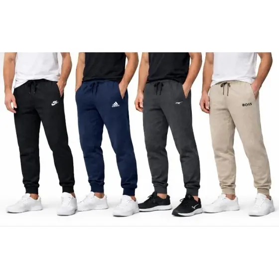 Calça Moletom Masculina 3 Cabos Flanelada Inverno P ao GG