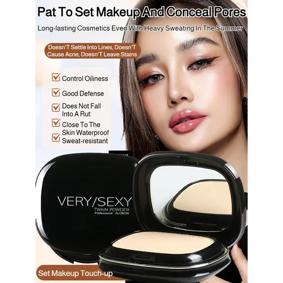 [Efeito Matte] แป้งผิวเนียนสวย/Pó Facial/Pó Compacto/Acabamento Natural