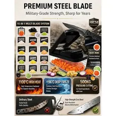 [Multifuncional] Vegetable Cutter/Multifunction/15-In-1/Cortador/Descascador/Cortador de Legumes/Para Uso Doméstico