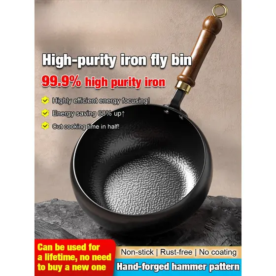 【Antiaderente E Durável】 Olla De Cocina Original Con Diseño Panzón Panela Martelada/Panela Não Gruda/Panela Antiaderente