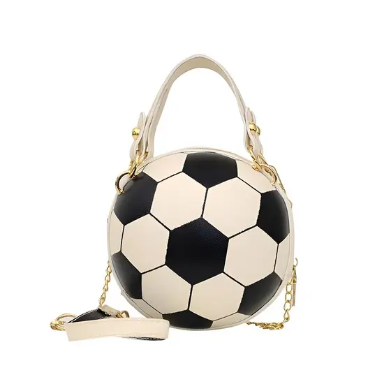 【Design Exclusivo】Bolsa de Ombro com Corrente para Mulheres/Bolsa Redonda/Bolsa de Basquete/ de Mão/Tote