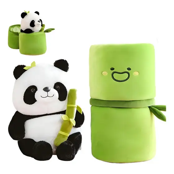 【Design Removível】Peluche Panda De Bambu/Panda De Pelúcia/Nacional/Bicho De Pelúcia
