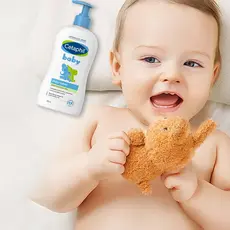 Loção Diária para Bebês Cetaphil 400ml (Suave e Hidratante com Manteiga de Karité e Óleo de Semente de Girassol)