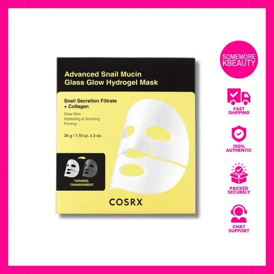 Máscara Hidrogel COSRX Advanced Snail Mucin Glass Glow 1 unidade