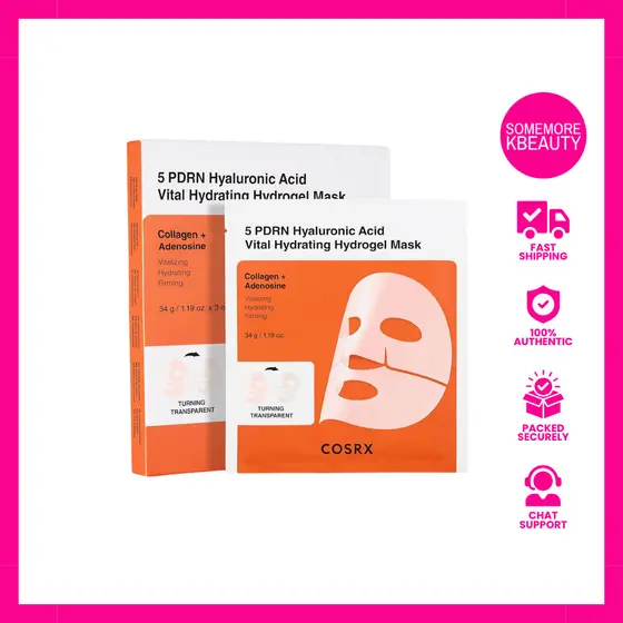 Máscara Hidratante Vital de Hidrogel COSRX 5 PDRN Hyalutonic 34g