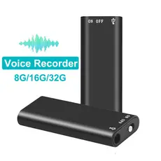 Gravador De Áudio USB Mini 3 Em 1 , Divisor Ativado , Reprodutor De MP3 , Unidade , Caneta Digital Por Voz