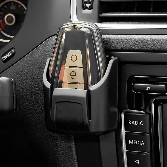 [Mais Vendido] Nova Caixa Organizadora para Controle Remoto de Carro, Organizador de Console Central, Porta-Cartões Mult