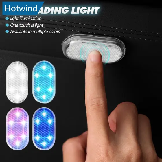 HW 1Pcs Luz De Teto Para Carro Leitura Com Carga USB 5V E8G9