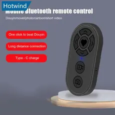HW Telefone Móvel Bluetooth Controle Remoto 7 Botões De Carregamento Sem Fio Foto Auto-Gravação Página De Vídeo Flip Sel