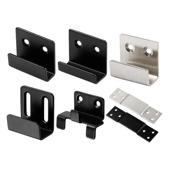 1Pc Aço Inoxidável Pendurado Gancho Código Cerâmica Telha Display Fivela Em Forma De U Suporte De Canto Fixador Comum Pa