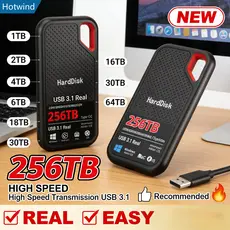 30TB Portátil SSD Original Disco Rígido Externo USB 3.1 Tipo-C Sólido De Alta Velocidade 2TB 4TB Armazenamento Em Massa