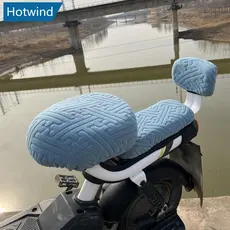 HW 1/3 Unidades Conjunto De Assento De Bicicleta Elétrica Dianteiro Traseiro Capa De Selim Protetor De Motocicleta Almof
