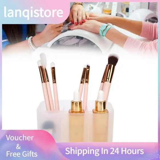 Lanqistore Bom ajudante para armazenamento caixa de arte do prego manicure recipiente caso loja salão beleza casa
