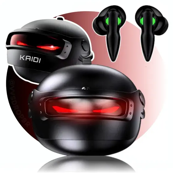 Fone De Ouvido Gamer Bluetooth Sem Fio Kaidi Tws Kd-777