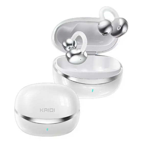 Fone de Ouvido Sem Fio OWS Kaidi KD-741 Bluetooth 5.4 TWS HD Microfone Touch Android e iPhone