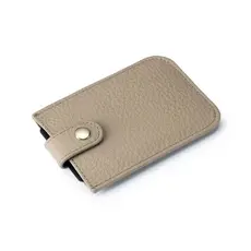 【Antifurto Seguro】Carteira RFID Masculina/Couro Legítimo/Cartão/Proteção Contra Fraudes/Compacta
