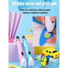 [Para Crianças Criativas] [Design Criativo 3D]【Desenho Criativo】Caneta 3D/Desenho 3D/Brinquedo Educativo