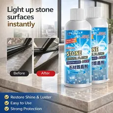 【Brilho Instantâneo】[Alta Qualidade] JS Universal Stone Crystal Coating/Pedra/Proteção/Agente de Cristalização