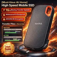 [Super Compacto] 📱 Portable External SSD Type-C/SSD Externo/Disco Rígido Portátil/Transferência Rápida