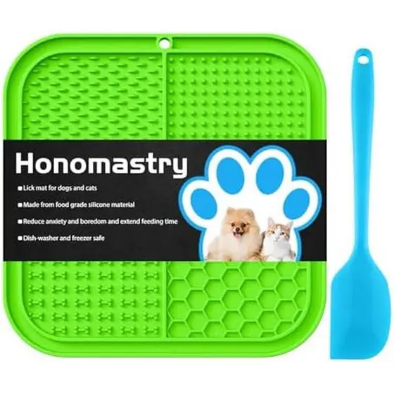 Tapete Para Lamber Honomastry Cães , Almofada Premium Com Ventosas Alívio De Ansiedade De Tigelas Alimentação Lenta , Ba