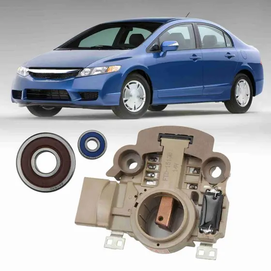 Kit de reconstrução de alternador 31150 RNA A01, rolamentos de escovas reguladoras para Civic L4 1.8L R18A1 2006-2011