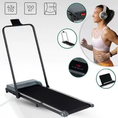Esteira Elétrica Portátil Fitness Residencial Até 120 kg Velocidade 0-6km/h (127V/220V)