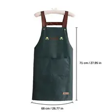 Avental de renda cozinha avental doméstico cinto bolso estilo princesa resistente à sujeira mão-limpeza à prova dwaterpr