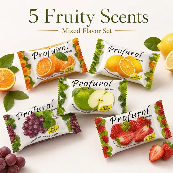 Sabonete Artesanal de Frutas 75g: Hidratante, Limpante e Nutritivo