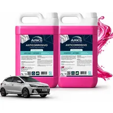 Kit 2 Aditivo Radiador Rosa 5l Pronto Uso Volkswagen Toyota