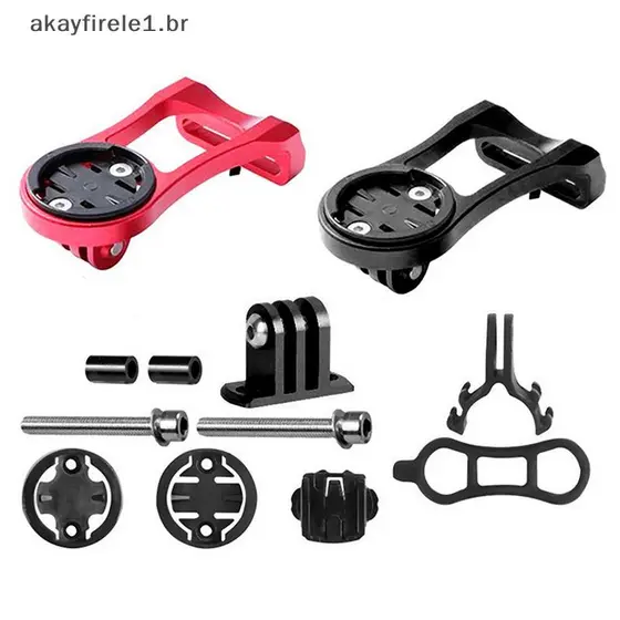 akayfirele1 Para Suporte De Bicicleta Liga Alumínio Extensão Do Computador Braet Gps Titular Lanterna Montagem Acessório