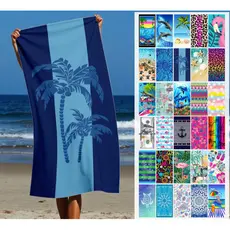 Toalha de praia absorvente da toalha de banho da microfibra da toalha de praia de 80*160cm