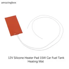 12V Almofada Aquecedora De Silicone 15W Tapete De Aquecimento Do Tanque De Combustível Carro Universal Almofadas Aqueced