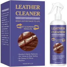 Limpador de Couro para Uso Intenso - Limpador de Interior de Carro para Sujeira e Manchas Pesadas, Limpador de Couro par
