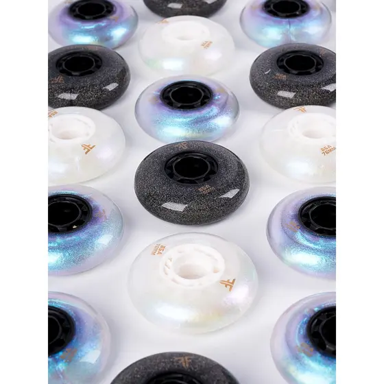 Wujiping flor patins patins patins loja escova rodas de rua carretel céu estrelado rodas bonito alta elástica res
