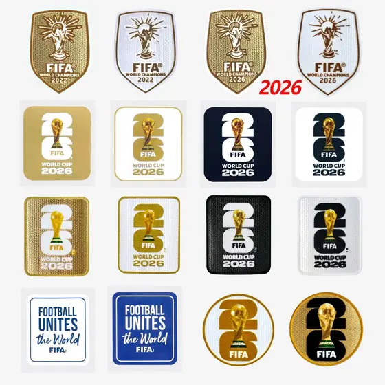 Brasil Emblema de futebol Argentina 2026 world cup Patch de futebol Espanha Patch de honra Alemanha