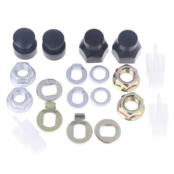 SHBR E-Bike Hub Eixo Do Motor M12/M14 Lo Porca Arruela Espaçador Capa 12/14MM 500W-5000W Motores Montagem Peças De Bicic