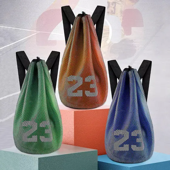 Cesta de basquete saco de armazenamento saco de basquete saco de treinamento mochila saco de bola esportes ginásio saco