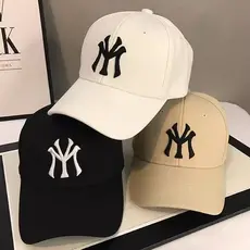 Chapéu masculino feminino ins influenciador na moda versão coreana verão outono letras moda puro algodão boné de beisebo