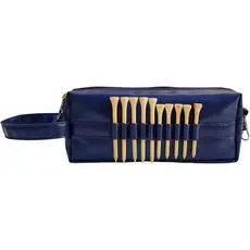 Bolsa para Bolas de Golfe, Bolsa com Zíper para Acessórios de Golfe, Bolsa Porta-Acessórios de Golfe, Bolsa para Tees de