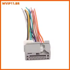 WVIP Adaptador Macho De Chicote De Fiação De Energia De CD Estéreo De Áudio Para Carro Accord Civic Fit BR
