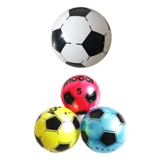 Preto branco futebol bola de brinquedo das crianças raquete de mão bola de couro do jardim de infância pequena bola de c