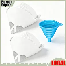 200 malhas de filtro de pintura de carro vêm com funil de Silicone dobrável conjunto de ferramentas de filtro de pintura